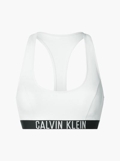 Calvin Klein Fürdőruha HU063931 | Calvin Klein Intense Power Bralette Női Bikini Felső Fehér